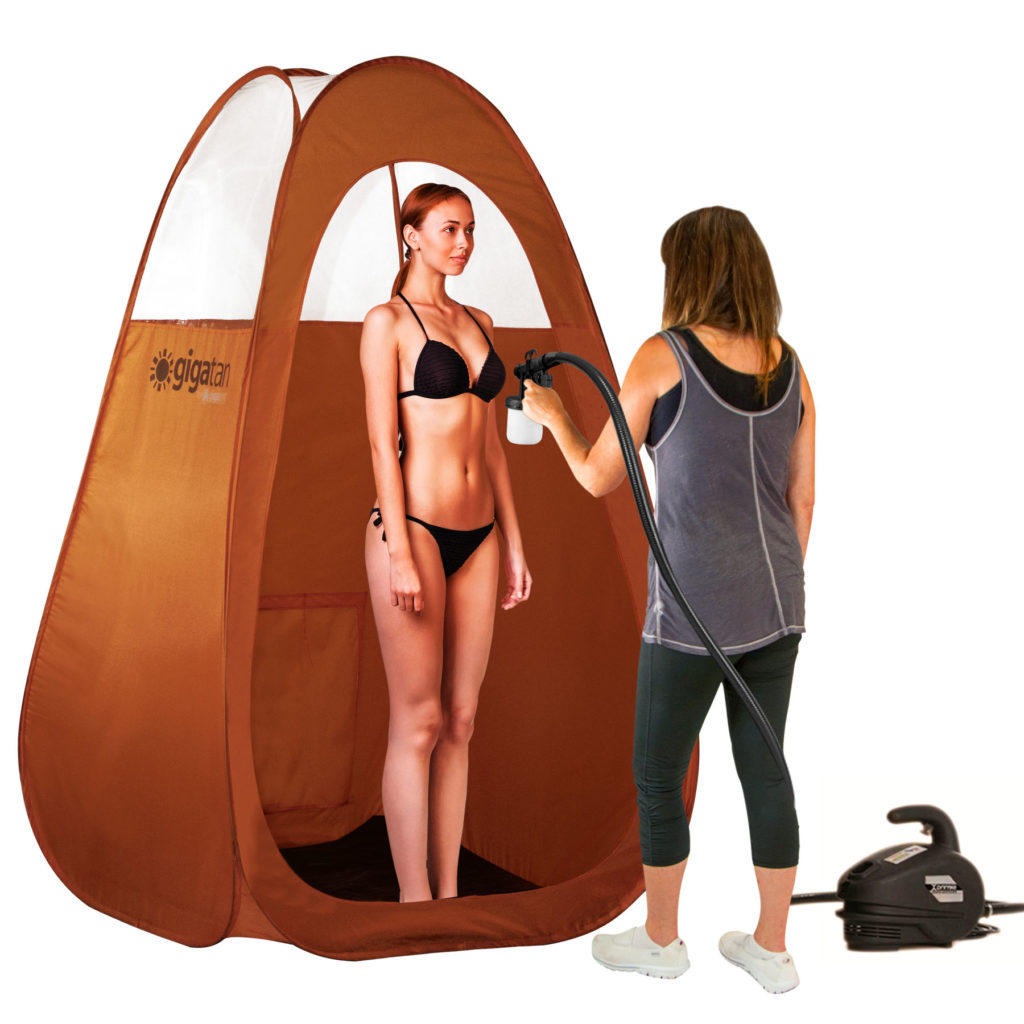 Yescom Airbrush Tanning Booth Sunless Spray Pop Up Tent - Gray