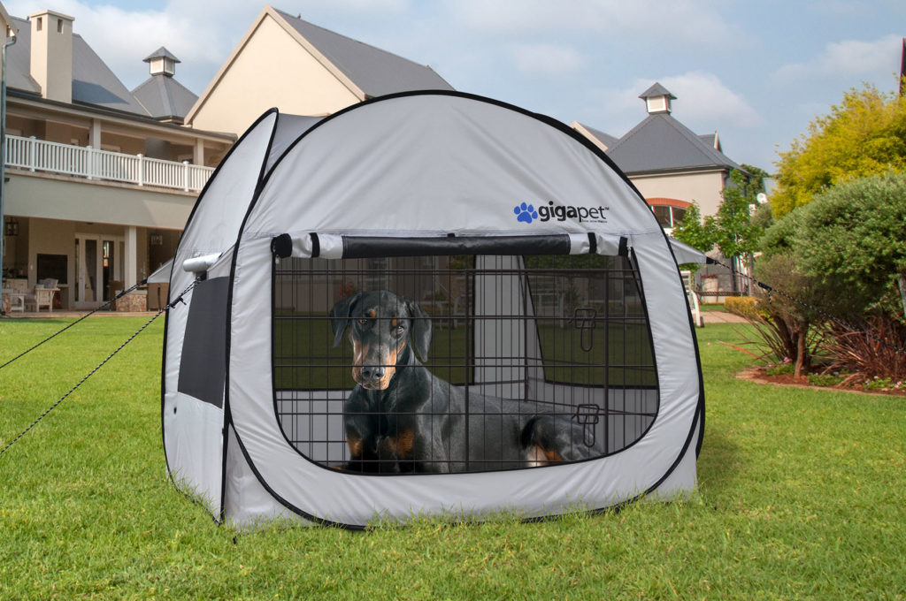 Medium GigaTent Pet PopUp Tent with Fitted Foam Pad 