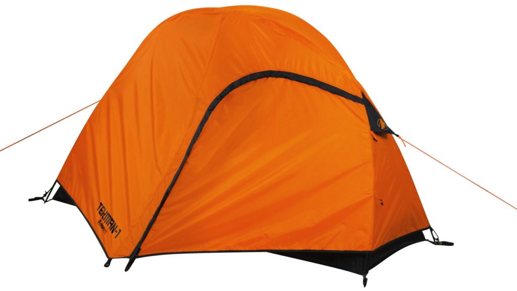 Orange 2 Dome Camping Tent for 2 Person 7x5' with Sealed Bottom